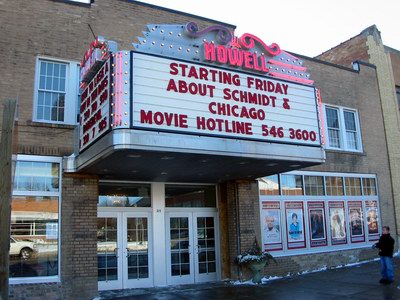 Howell Theatre - Recent Marquee Shot (newer photo)